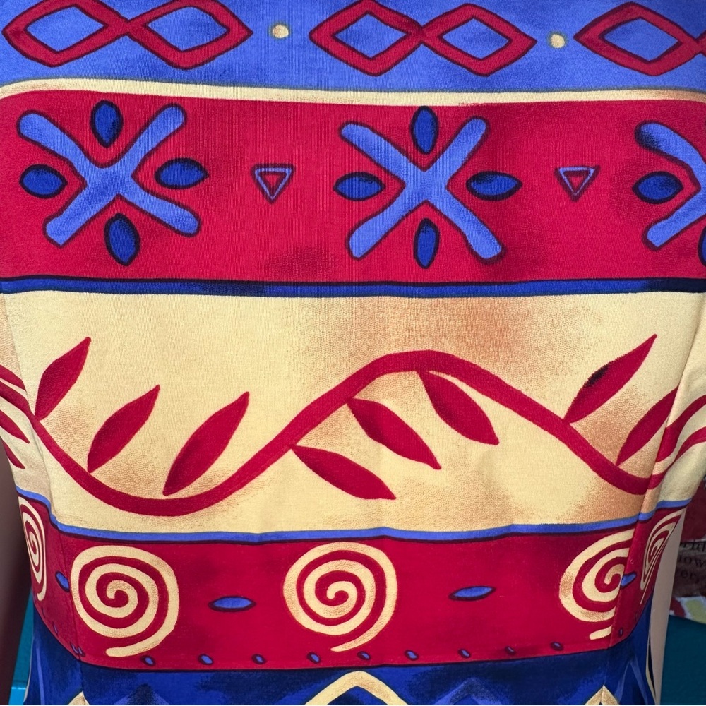 Sag Harbor Dress Geometric Print - Picture 6 of 8